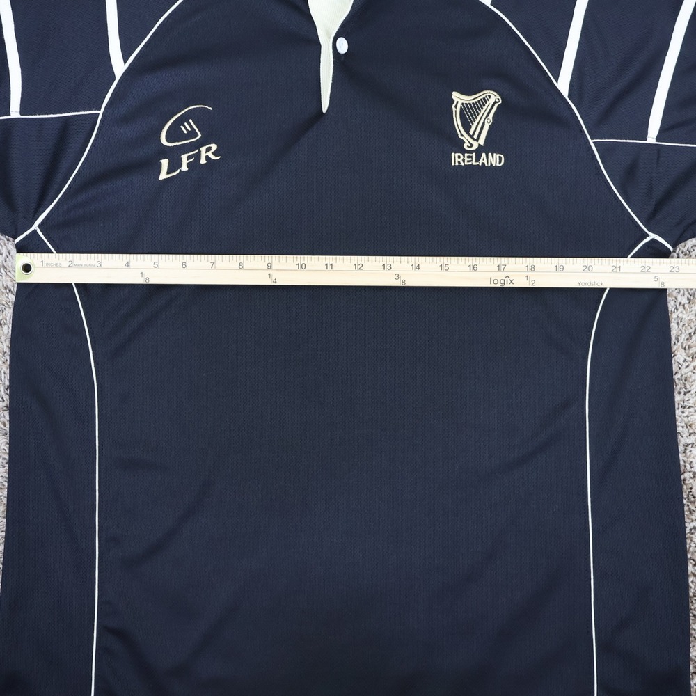 Live For Rugby Ireland National Team Jersey XL Blokecore Embroidered Black - Picture 10 of 12